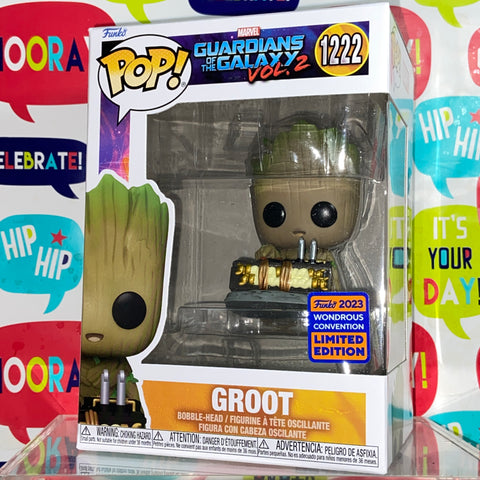 Guardians of The Galaxy - Groot Marvel Funko Pop 1222 Wonder Con