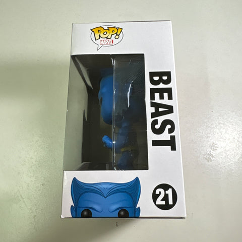 BOX DAMAGE VIEW PHOTOS Beast - Marvel Funko Pop 21 Vinyl Figure (11.4 Cm L × 8.9 Cm W × 15.9 Cm H)