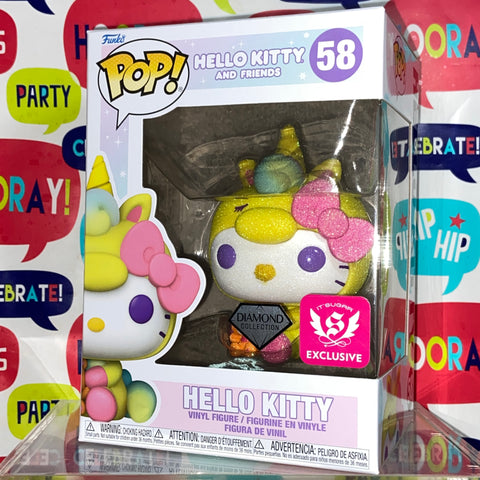 Sanrio - Hello Kitty (Diamond Glitter) Funko Pop 58 It'Sugar Exclusive