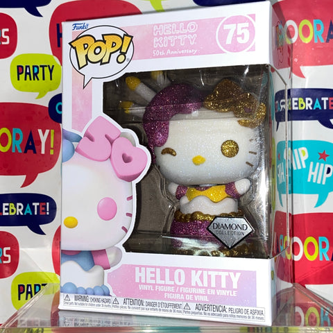 Sanrio - Hello Kitty (Diamond Glitter) Funko Pop 75 Exclusive