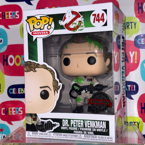 Ghostbusters - Dr. Peter Venkman Green Ectoplasma Funko Pop 744 Exclusive (11.4 Cm L × 8.9 Cm W × 15.9 Cm H)