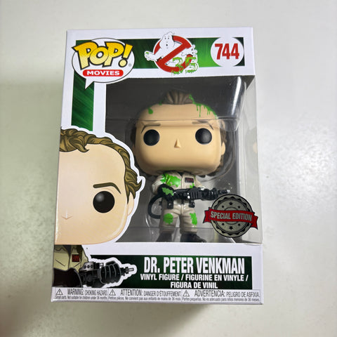 Ghostbusters - Dr. Peter Venkman Green Ectoplasma Funko Pop 744 Exclusive (11.4 Cm L × 8.9 Cm W × 15.9 Cm H)