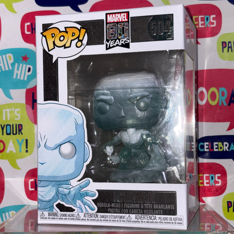 Iceman - Marvel Funko Pop 504 Vinyl Figure (11.4 Cm L × 8.9 Cm W × 15.9 Cm H)