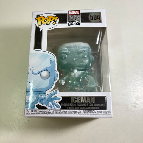 Iceman - Marvel Funko Pop 504 Vinyl Figure (11.4 Cm L × 8.9 Cm W × 15.9 Cm H)