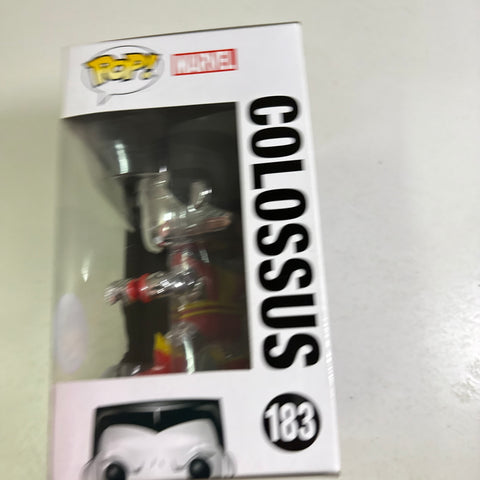Colossus Metallic - Marvel Funko Pop 183 Vinyl Figure (11.4 Cm L × 8.9 Cm W × 15.9 Cm H)