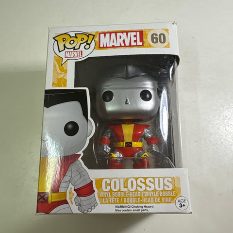 BOX FLAWS VIEW PHOTOS Colossus - Marvel Funko Pop 60 Vinyl Figure (11.4 Cm L × 8.9 Cm W × 15.9 Cm H)