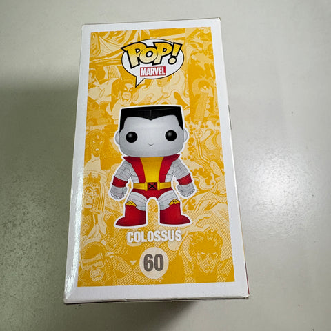 BOX FLAWS VIEW PHOTOS Colossus - Marvel Funko Pop 60 Vinyl Figure (11.4 Cm L × 8.9 Cm W × 15.9 Cm H)