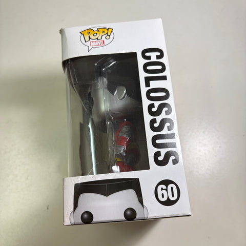 BOX FLAWS VIEW PHOTOS Colossus - Marvel Funko Pop 60 Vinyl Figure (11.4 Cm L × 8.9 Cm W × 15.9 Cm H)