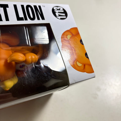 BOX FLAWS VIEW PHOTOS Brave Heart Lion - Care Bears Funko Pop 1713 Vinyl Figure (11.4 Cm L × 8.9 Cm W × 15.9 Cm H)