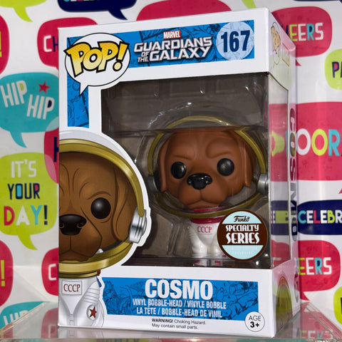Cosmo - Guardians of the Galaxy Marvel Funko Pop 167 Vinyl Figure (11.4 Cm L × 8.9 Cm W × 15.9 Cm H)