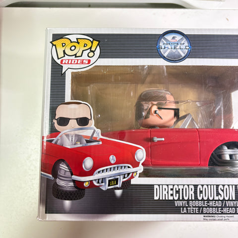 BOX DAMAGE VIEW PHOTOS Director Coulson with Lola - Agents of Shield Funko Pop Marvel 12 Vinyl Figure (33.0 Cm L × 12.1 Cm W × 20.3 Cm H)