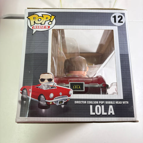 BOX DAMAGE VIEW PHOTOS Director Coulson with Lola - Agents of Shield Funko Pop Marvel 12 Vinyl Figure (33.0 Cm L × 12.1 Cm W × 20.3 Cm H)