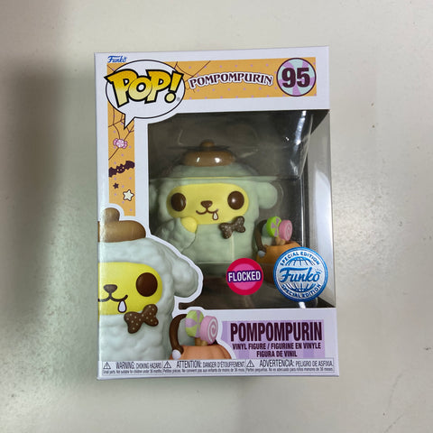 Sanrio - Pompompurin (Flocked) Funko Pop 95