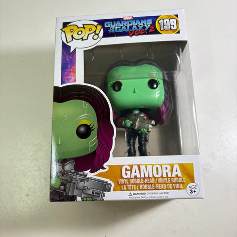 Gamora - Guardians of the Galaxy Marvel Funko Pop 199 Vinyl Figure (11.4 Cm L × 8.9 Cm W × 15.9 Cm H)