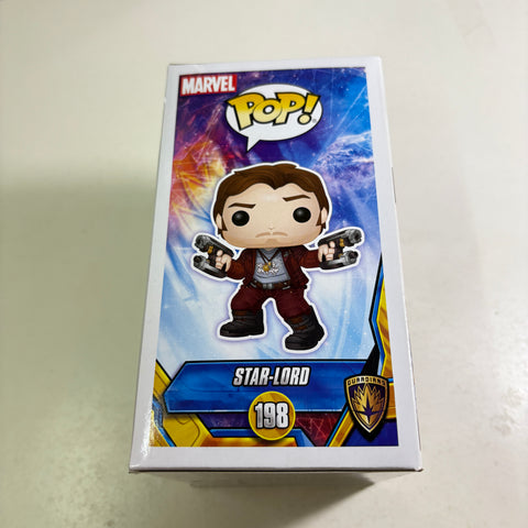 Star-Lord - Guardians of the Galaxy Marvel Funko Pop 198 Vinyl Figure (11.4 Cm L × 8.9 Cm W × 15.9 Cm H)