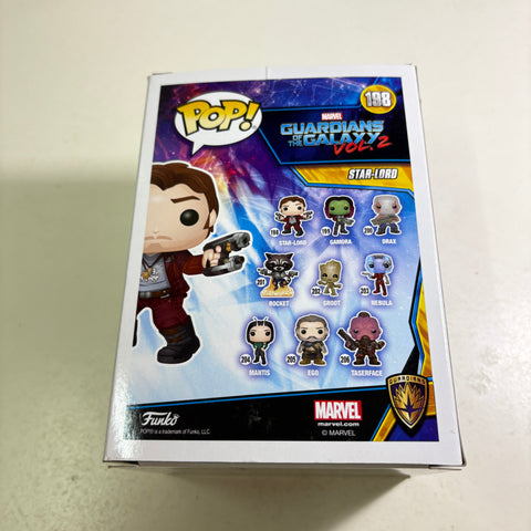 Star-Lord - Guardians of the Galaxy Marvel Funko Pop 198 Vinyl Figure (11.4 Cm L × 8.9 Cm W × 15.9 Cm H)