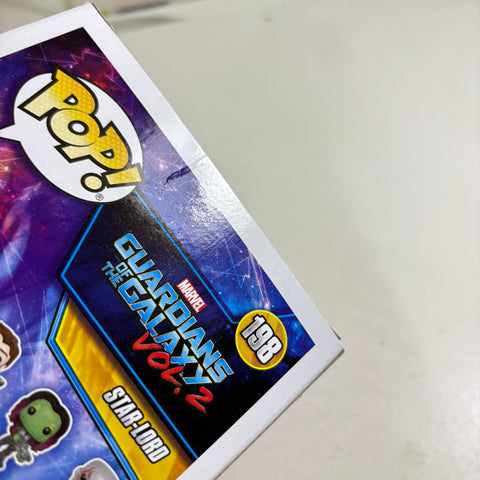 Star-Lord - Guardians of the Galaxy Marvel Funko Pop 198 Vinyl Figure (11.4 Cm L × 8.9 Cm W × 15.9 Cm H)