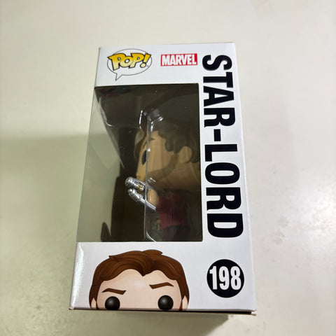 Star-Lord - Guardians of the Galaxy Marvel Funko Pop 198 Vinyl Figure (11.4 Cm L × 8.9 Cm W × 15.9 Cm H)