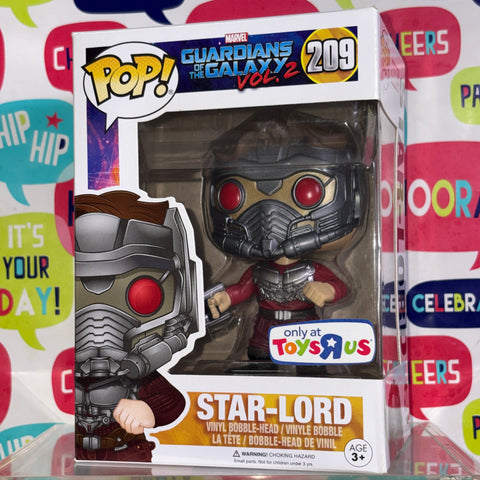 Star-Lord - Guardians of the Galaxy Marvel Funko Pop 209 Vinyl Figure (11.4 Cm L × 8.9 Cm W × 15.9 Cm H)