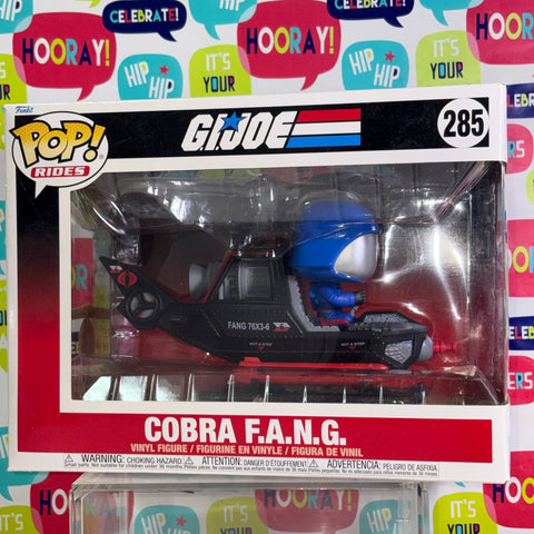 GI JOE Cobra FANG - Funko Pop Vinyl Figure 285 (20.5 Cm L × 8.9 Cm W × 15.9 Cm H)