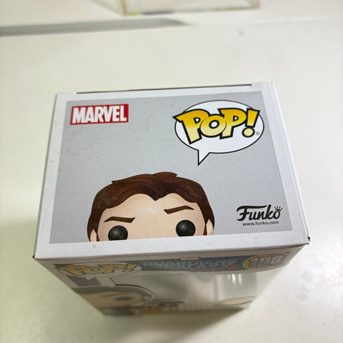 BOX FLAWS VIEW PHOTOS Star-Lord CHASE - Guardians of the Galaxy Marvel Funko Pop Vinyl Figure (11.4 Cm L × 8.9 Cm W × 15.9 Cm H)