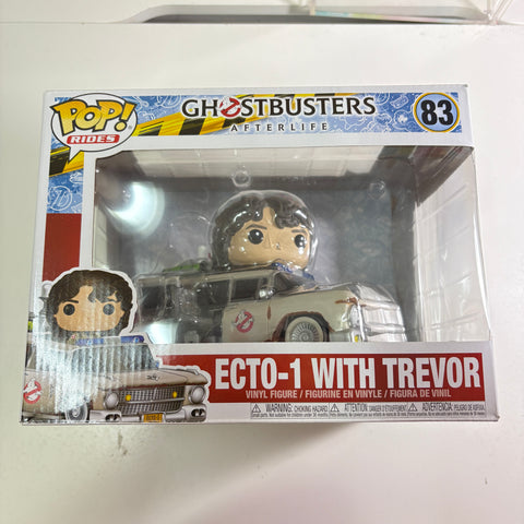 Ecto-1 with Trevor - Ghostbusters Funko Pop Vinyl Figure 83 (20.5 Cm L × 8.9 Cm W × 15.9 Cm H)
