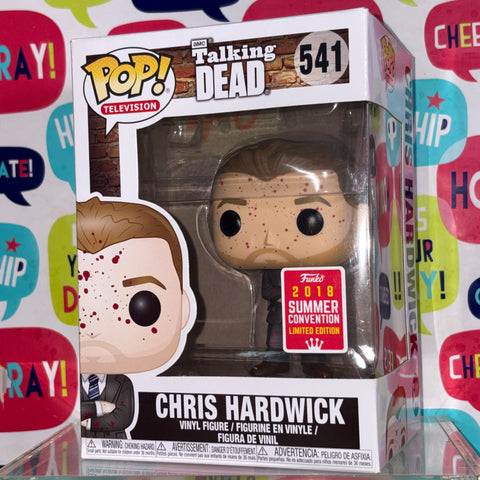 The Walking Dead - The Chris Hardwick (Talking DeaD) Funko Pop 541 Summer Convention (11.4 Cm L × 8.9 Cm W × 15.9 Cm H) 2018