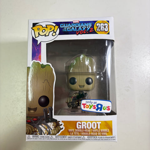 Groot - Guardians of the Galaxy Marvel Funko Pop 263 Vinyl Figure (11.4 Cm L × 8.9 Cm W × 15.9 Cm H)