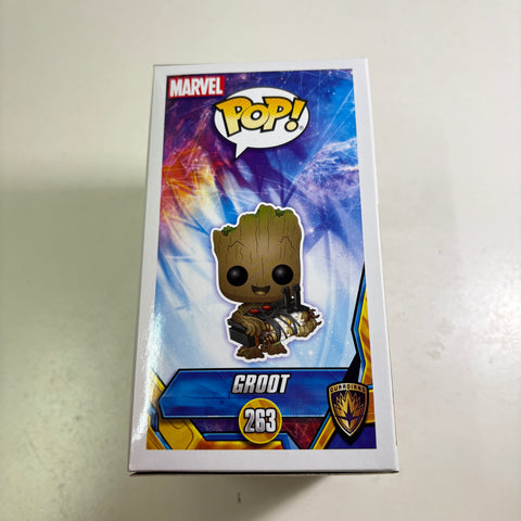 Groot - Guardians of the Galaxy Marvel Funko Pop 263 Vinyl Figure (11.4 Cm L × 8.9 Cm W × 15.9 Cm H)
