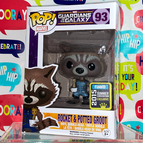 Guardians of The Galaxy - Rocket Marvel Funko Pop 93 Fall Convention