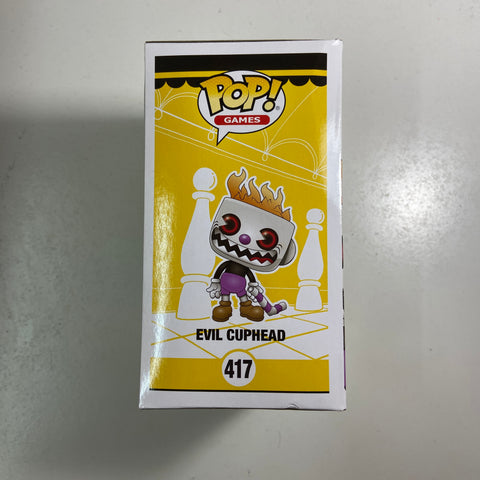 Cuphead - Evil Cuphead Funko Pop 417 Hot Topic Exclusive