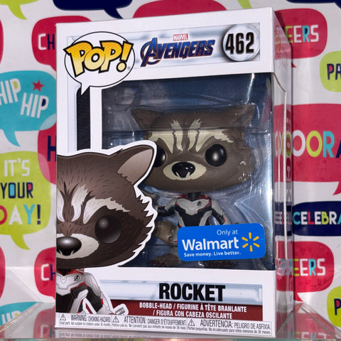 Rocket - Guardians of the Galaxy Marvel Funko Pop 462 Vinyl Figure (11.4 Cm L × 8.9 Cm W × 15.9 Cm H)