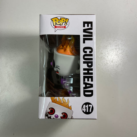 Cuphead - Evil Cuphead Funko Pop 417 Hot Topic Exclusive