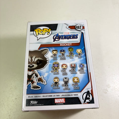 Rocket - Guardians of the Galaxy Marvel Funko Pop 462 Vinyl Figure (11.4 Cm L × 8.9 Cm W × 15.9 Cm H)
