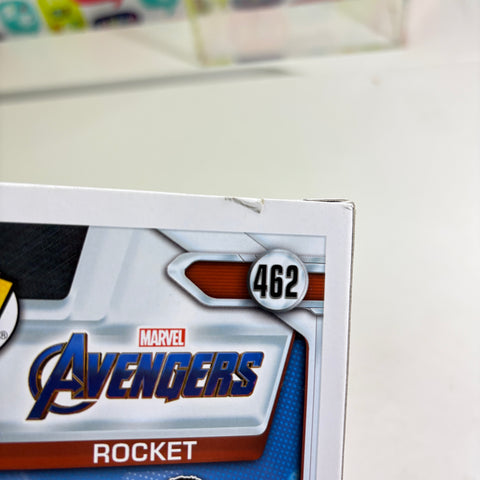 Rocket - Guardians of the Galaxy Marvel Funko Pop 462 Vinyl Figure (11.4 Cm L × 8.9 Cm W × 15.9 Cm H)