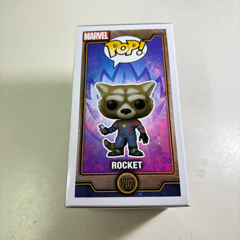 Rocket - Guardians of the Galaxy Marvel Funko Pop 1202 Vinyl Figure (11.4 Cm L × 8.9 Cm W × 15.9 Cm H)