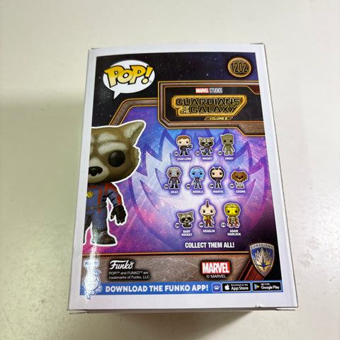Rocket - Guardians of the Galaxy Marvel Funko Pop 1202 Vinyl Figure (11.4 Cm L × 8.9 Cm W × 15.9 Cm H)