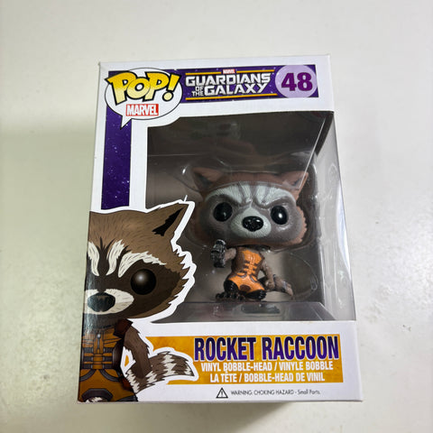 Rocket - Guardians of the Galaxy Marvel Funko Pop 48 Vinyl Figure (11.4 Cm L × 8.9 Cm W × 15.9 Cm H)