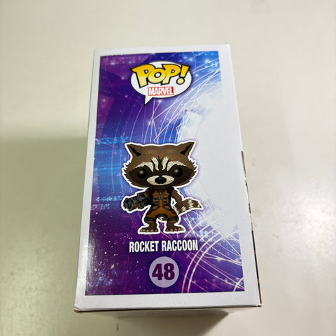 Rocket - Guardians of the Galaxy Marvel Funko Pop 48 Vinyl Figure (11.4 Cm L × 8.9 Cm W × 15.9 Cm H)