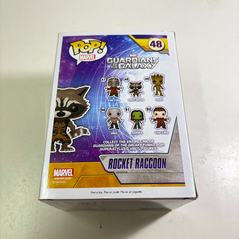Rocket - Guardians of the Galaxy Marvel Funko Pop 48 Vinyl Figure (11.4 Cm L × 8.9 Cm W × 15.9 Cm H)