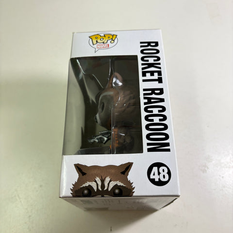 Rocket - Guardians of the Galaxy Marvel Funko Pop 48 Vinyl Figure (11.4 Cm L × 8.9 Cm W × 15.9 Cm H)