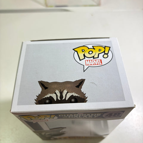 Rocket - Guardians of the Galaxy Marvel Funko Pop 48 Vinyl Figure (11.4 Cm L × 8.9 Cm W × 15.9 Cm H)