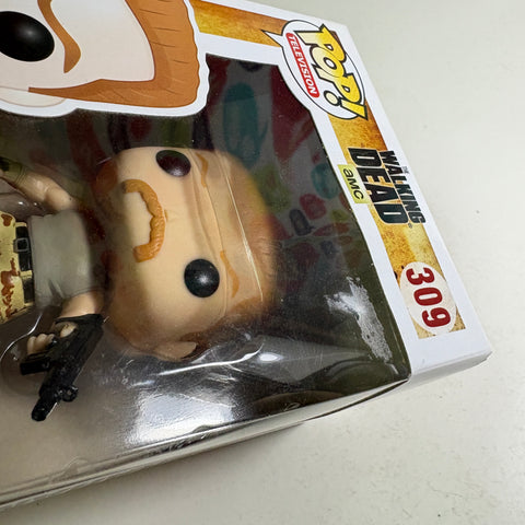 BOX FLAW VIEW PHOTOS The Walking Dead - Abraham  Funko Pop 309 Vinyl Figure  (11.4 Cm L × 8.9 Cm W × 15.9 Cm H)