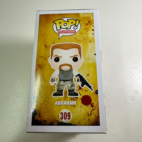BOX FLAW VIEW PHOTOS The Walking Dead - Abraham  Funko Pop 309 Vinyl Figure  (11.4 Cm L × 8.9 Cm W × 15.9 Cm H)