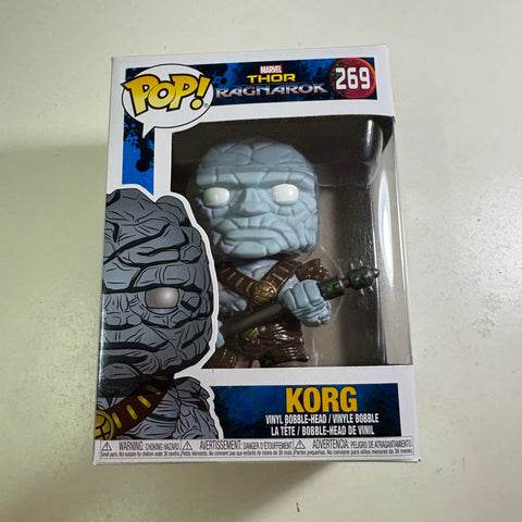 Korg - Marvel Funko Pop 269 Vinyl Figure (11.4 Cm L × 8.9 Cm W × 15.9 Cm H)