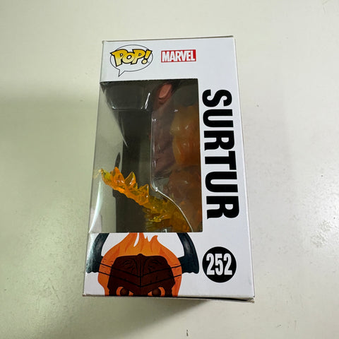 BOX FLAWS VIEW PHOTOS Surtur - Marvel Funko Pop 252 Vinyl Figure (11.4 Cm L × 8.9 Cm W × 15.9 Cm H)