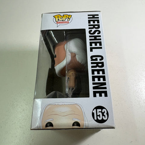 SEVERE BOX DAMAGE The Walking Dead - Hershel Greene  Funko Pop 153 Vinyl Figure  (11.4 Cm L × 8.9 Cm W × 15.9 Cm H)