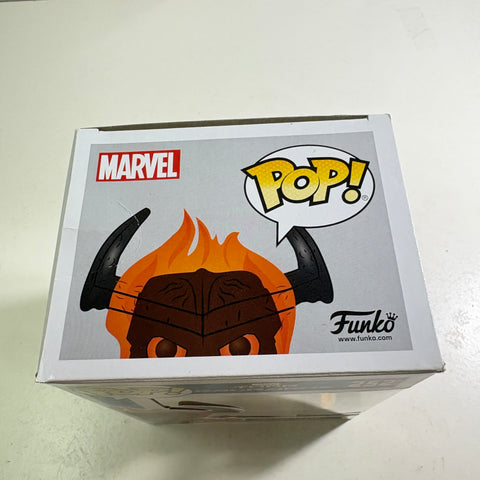 BOX FLAWS VIEW PHOTOS Surtur - Marvel Funko Pop 252 Vinyl Figure (11.4 Cm L × 8.9 Cm W × 15.9 Cm H)