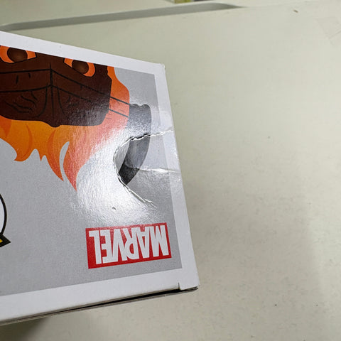 BOX FLAWS VIEW PHOTOS Surtur - Marvel Funko Pop 252 Vinyl Figure (11.4 Cm L × 8.9 Cm W × 15.9 Cm H)