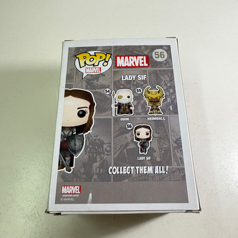 BOX DAMAGE VIEW PHOTOS Lady Sif - Marvel Funko Pop 56 Vinyl Figure (11.4 Cm L × 8.9 Cm W × 15.9 Cm H)
